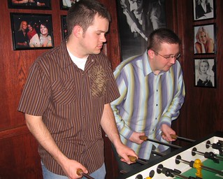 Zach and Brad playing some Foos