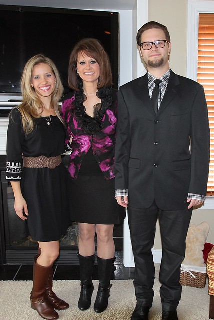 Mom, Bre'anna, and me