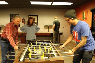Foosball with Mark