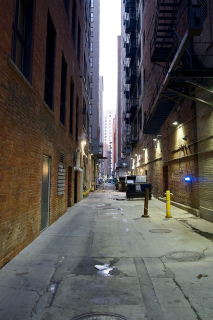 There's apparently a speakeasy in this alley