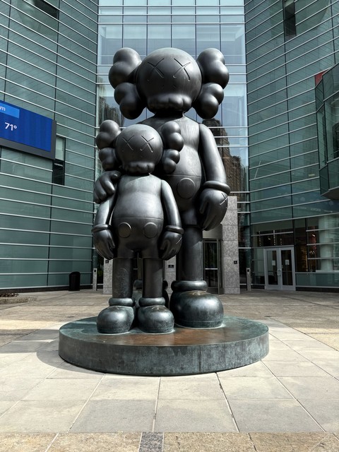 Waiting, by Kaws
