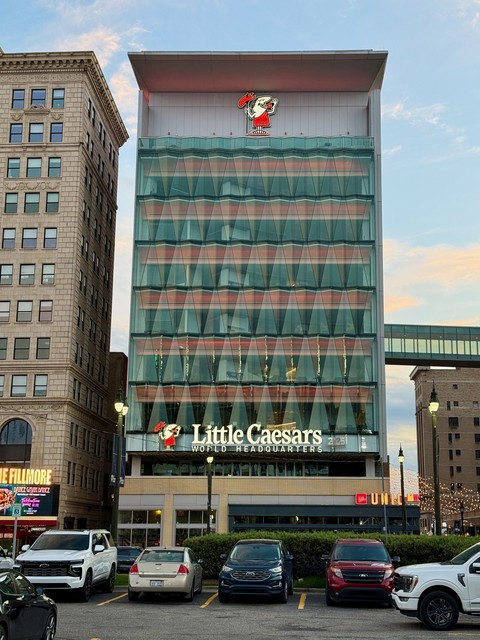 I honestly cannot believe that Little Caesars has a a head quarters like this