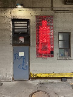 Art - The entrance to Bad Luck Bar