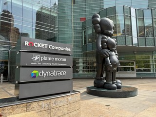 Art - Greeted by Kaws sculptures on the first day