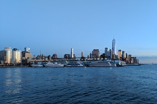 New York from a pier along the Hudson