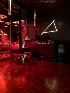 Good tunes in the hotel lounge