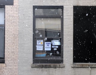 There's a girl that lives across from the Venmo office and asks us for money. People send it.