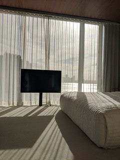 Checked into the Standard.