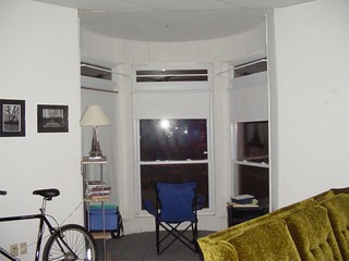 I rode up to Josh's Osceola APT to hang out for a night while he worked... I sat in that corner o...