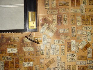 Money on the Ceiling at Sutliff Bar/Grill