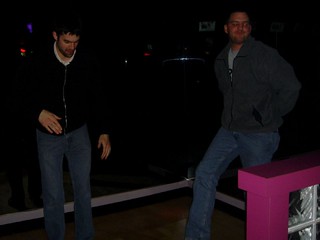 Chuck McGrane - Josh and Chuck dancing @ Stix