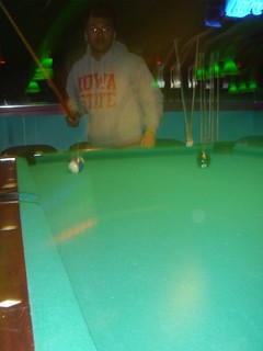 Nathan D - Nathan playing pool