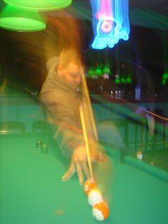 Chuck McGrane - Chuck shooting pool
