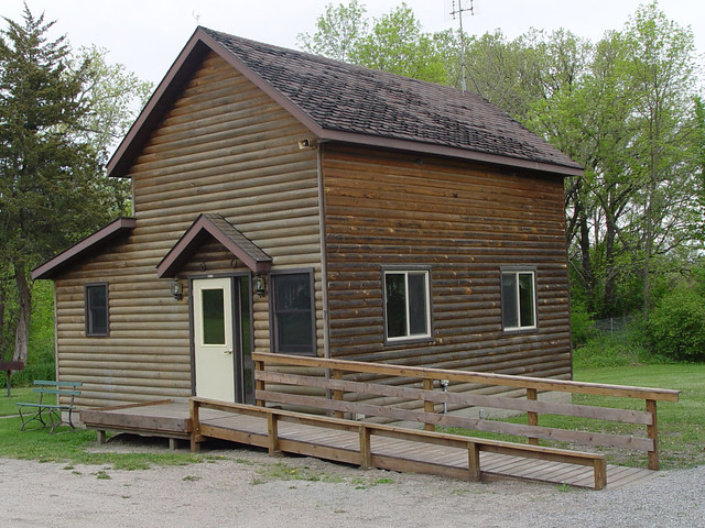 The farmhouse we stayed in at Fort Ridgely