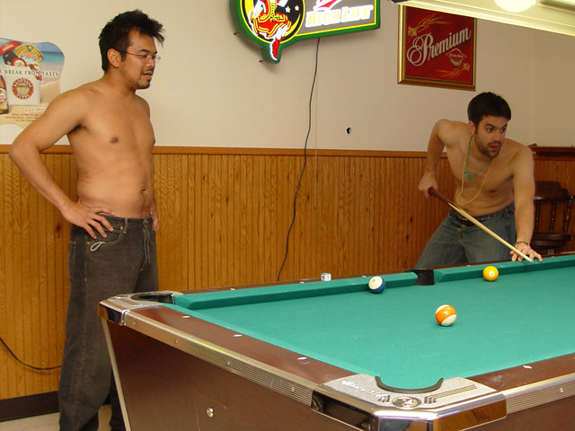 Shirt and Skins Pool at the VFW