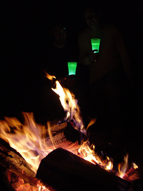 Glowing Ecto Coolers and Fire