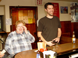 Carol and Josh at the VFW