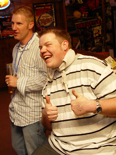 Chris Omtvedt - Dude wearing that chicks bra on his neck