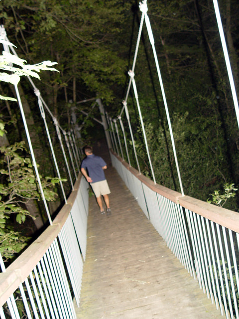 Walking out to Ramsey Falls