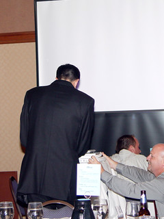 Josh and Rico starting the slideshow