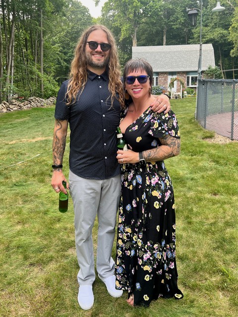 Full frontal wedding stuff