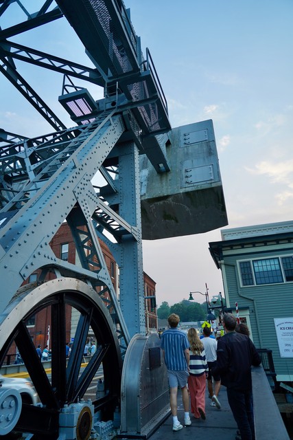 Checkin out the counterweight for this bridge