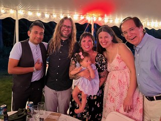 Wedding - Cousins and uncle photobomber