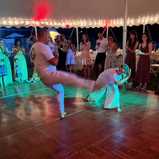 Wedding - Alessandro and Jourdan doing some fight dancing