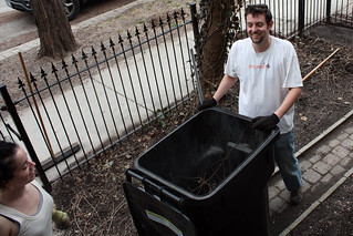 Cleaning up the front yard