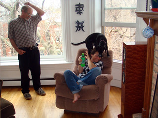 Harlow on Kari's Head