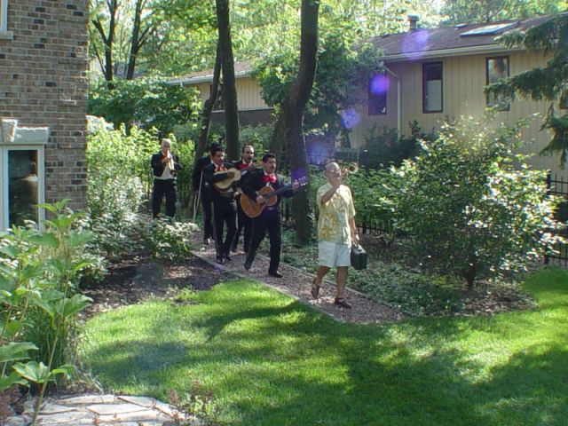 Dr Bob leading the mariachi band