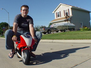 Zach on the bike