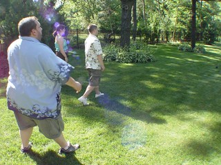 Elizabeth Ditleveson - Playing Bocce with Larry, Mark, and Elizabeth
