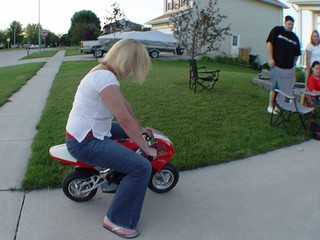 Jamie Lomheime - Jamie on the bike