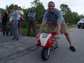 Chris after taking it for a spin