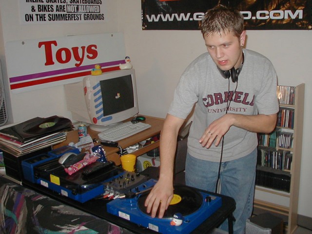 Playing with my turntables
