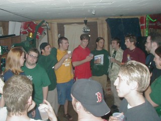 Josh trying out a lightning round at the Delt house, haha