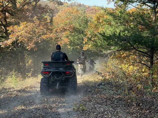 Rippin around the property