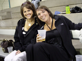 All dressed up for the broomball tournament