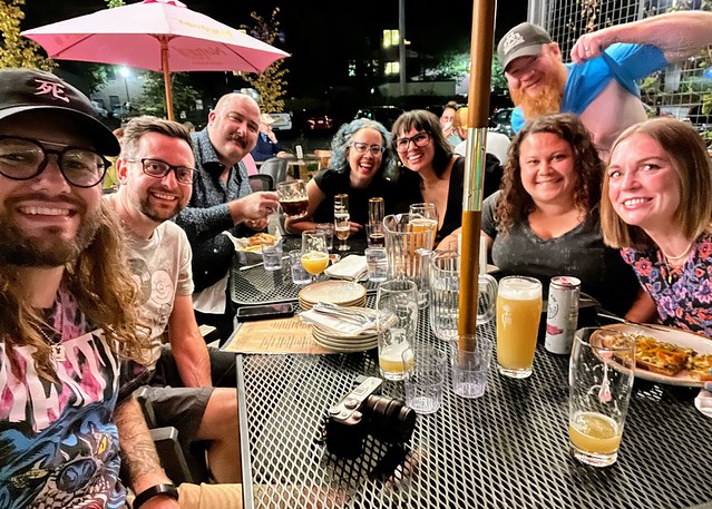 Kari's crew's starting to roll into town