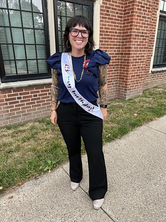 Dropped by Kari's school... She seems to be enjoying herself