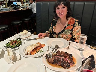 Beans. Lobster. Porterhouse.