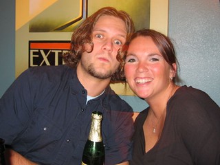 Kari and I at the Cab