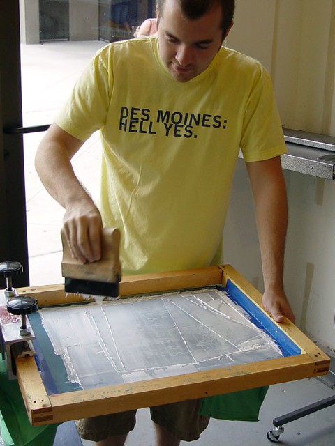 Screenprinting at Smash
