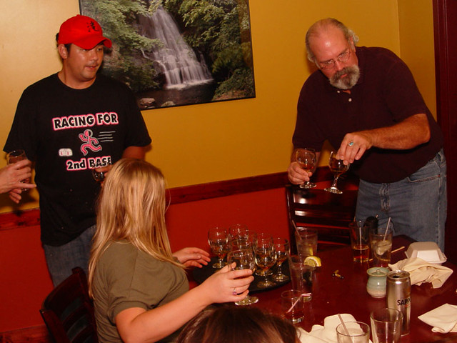 Tim hooking us up with Hennessey