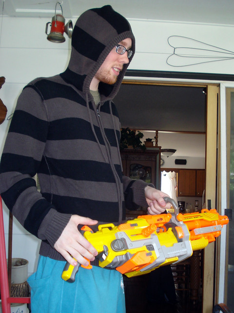 Vic's Nerf Machine Gun.