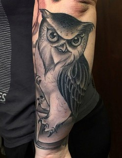 Tattoo - Kari's owl