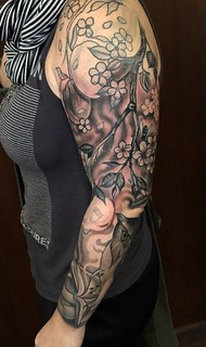 Tattoo - A lot more work on kari's sleeve
