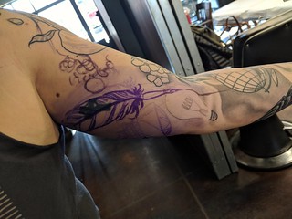 Tattoo - Quill Coverup