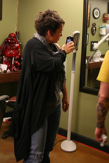 Trying to take a pic to send to me ;)